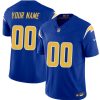 Men's Los Angeles Chargers Active Player Custom Royal 2023 F.U.S.E. Vapor Untouchable Limited Stitched Football Jersey - Custom Name