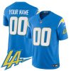 Men's Los Angeles Chargers Customized Powder Blue 2024 F.U.S.E. V2 Limited Stitched Football Jersey - Custom Name