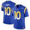 Men's Los Angeles Rams #10 Cooper Kupp Blue 2023 F.U.S.E. With 4-Star C Patch Vapor Untouchable Limited Stitched Football Jersey - Custom Name