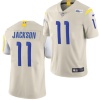 Men's Los Angeles Rams #11 DeSean Jackson 2020 Bone Vapor Untouchable Limited Stitched Jersey - Custom Name