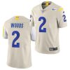 Men's Los Angeles Rams #2 Robert Woods Bone Vapor Untouchable Limited Stitched Jersey - Custom Name