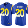 Men's Los Angeles Rams #20 Eric Weddle Royal Vapor Untouchable Limited Stitched Football Jersey - Custom Name