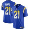Men's Los Angeles Rams #21 Zach Evans Blue 2024 Vapor Untouchable Stitched Football Jersey - Custom Name