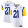 Men's Los Angeles Rams #21 Zach Evans White 2024 Vapor Untouchable Stitched Football Jersey - Custom Name