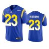 Men's Los Angeles Rams #23 Kyren Williams Royal Vapor Limited Stitched Football Jersey - Custom Name