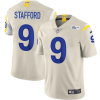 Men's Los Angeles Rams #9 Matthew Stafford 2020 Bone Vapor Untouchable Limited Stitched Jersey - Custom Name