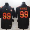 Men's Los Angeles Rams #99 Aaron Donald Black NFL 2020 Fashion Limited Stitched Jersey - Custom Name