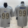 Men's Los Angeles Rams #99 Aaron Donald Grey Atmosphere Fashion Stitched Jersey - Custom Name