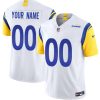 Men's Los Angeles Rams Active Player Custom White 2023 F.U.S.E. Vapor Untouchable Limited Stitched Football Jersey - Custom Name