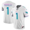 Men's Miami Dolphins #1 Tua Tagovailoa White 2023 F.U.S.E Alternate Vapor Limited Stitched Football Jersey - Custom Name