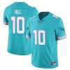 Men's Miami Dolphins #10 Tyreek Hill Aqua 2023 F.U.S.E Alternate Vapor Limited Stitched Football Jersey  - Custom Name