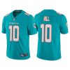 Men's Miami Dolphins #10 Tyreek Hill Aqua Vapor Untouchable Limited Stitched Football Jersey  - Custom Name
