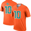 Men's Miami Dolphins #10 Tyreek Hill Orange Inverted Legend Stitched Football Jersey  - Custom Name