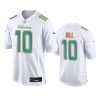 Men's Miami Dolphins #10 Tyreek Hill White Fashion Vapor Untouchable Stitched Football Jersey  - Custom Name