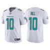 Men's Miami Dolphins #10 Tyreek Hill White Vapor Untouchable Limited Stitched Football Jersey  - Custom Name