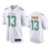 Men's Miami Dolphins #13 Dan Marino White Fashion Vapor Untouchable Stitched Football Jersey  - Custom Name