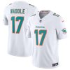 Men's Miami Dolphins #17 Jaylen Waddle White 2023 F.U.S.E Vapor Limited Stitched Football Jersey - Custom Name