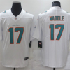 Men's Miami Dolphins #17 Jaylen Waddle White NFL 2021 Vapor Untouchable Limited Stitched Jersey - Custom Name