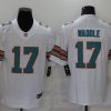 Men's Miami Dolphins #17 Jaylen Waddle White Vapor Stitched Football Jersey - Custom Name