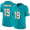 Men's Miami Dolphins #19 Skylar Thompson Aqua 2024 F.U.S.E Vapor Limited Stitched Football Jersey  - Custom Name