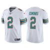 Men's Miami Dolphins #2 Chase Edmonds White Color Rush Limited Stitched Football Jersey - Custom Name