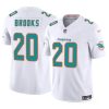 Men's Miami Dolphins #20 Jordyn Brooks White 2024 F.U.S.E Vapor Limited Stitched Football Jersey  - Custom Name