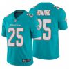 Men’s Miami Dolphins #25 Xavien Howard Aqua Vapor Untouchable Limited Stitched Jersey - Custom Name
