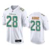 Men's Miami Dolphins #28 De'Von Achane White Fashion Vapor Untouchable Stitched Football Jersey- Custom Name