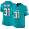 Men's Miami Dolphins #31 Raheem Mostert Aqua 2023 F.U.S.E Vapor Limited Stitched Football Jersey - Custom Name