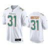 Men's Miami Dolphins #31 Raheem Mostert White Fashion Vapor Untouchable Stitched Football Jersey - Custom Name