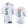 Men's Miami Dolphins #5 Jalen Ramsey White Fashion Vapor Untouchable Stitched Football Jersey  - Custom Name