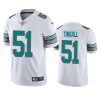 Men's Miami Dolphins #51 Channing Tindall White Color Rush Limited Stitched Football Jersey - Custom Name