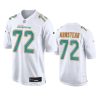 Men's Miami Dolphins #72 Terron Armstead White Fashion Vapor Untouchable Stitched Football Jersey - Custom Name