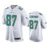 Men's Miami Dolphins #87 Erik Ezukanma White Stitched Game Jersey - Custom Name