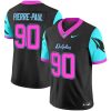 Men's Miami Dolphins #90 Jason Pierre-Paul Black F.U.S.E. Miami Vice Vapor Limited Stitched Football Jersey - Custom Name