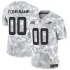 Men's Miami Dolphins Active Player Custom 2024 F.U.S.E Arctic Camo Salute to Service Limited Stitched Football Jersey - Custom Name