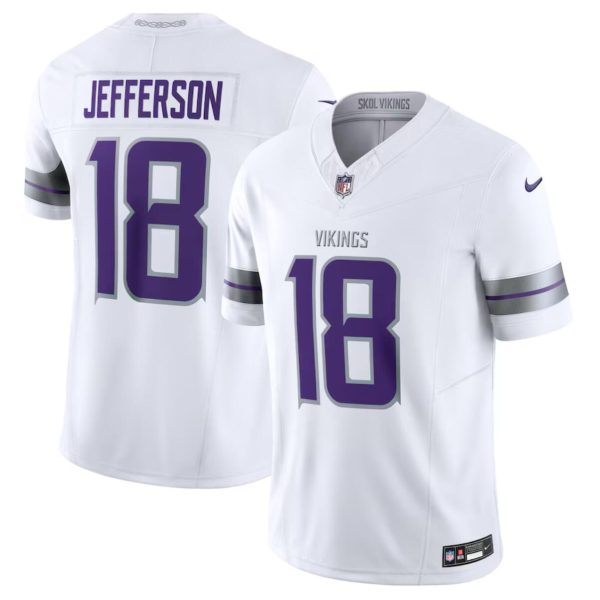 Men's Minnesota Vikings Active Player Custom White F.U.S.E. Vapor Untouchable Limited Stitched Jersey  - Custom Name