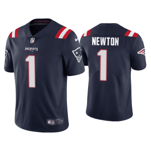 Men's New England Patriots #1 Cam Newton 2020 Navy Vapor Untouchable Limited Stitched NFL Jersey - Custom Name