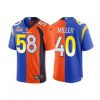 Men's Rams & Broncos Von Miller Super Bowl LVI & 50 Vapor Limited Stitched Jersey - Custom Name
