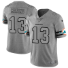 Miami Dolphins #13 Dan Marino Men's Nike Gray Gridiron II Vapor Untouchable Limited NFL Jersey  - Custom Name