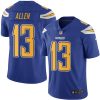 Nike Chargers #13 Keenan Allen Electric Blue Men's Stitched NFL Limited Rush Jersey - Custom Name