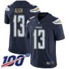Nike Chargers #13 Keenan Allen Navy Blue Team Color Men's Stitched NFL 100th Season Vapor Limited Jersey - Custom Name