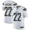 Nike Chargers #22 Justin Jackson White Men's Stitched NFL Vapor Untouchable Limited Jersey - Custom Name