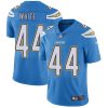 Nike Chargers #44 Kyzir White Electric Blue Alternate Men's Stitched NFL Vapor Untouchable Limited Jersey - Custom Name