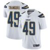 Nike Chargers #49 Drue Tranquill White Men's Stitched NFL Vapor Untouchable Limited Jersey - Custom Name
