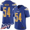 Nike Chargers #54 Melvin Ingram Electric Blue Men's Stitched NFL Limited Rush 100th Season Jersey - Custom Name