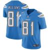 Nike Chargers #81 Mike Williams Electric Blue Alternate Men's Stitched NFL Vapor Untouchable Limited Jersey  - Custom Name