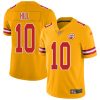 Nike Chiefs #10 Tyreek Hill Gold Men's Stitched NFL Limited Inverted Legend Jersey  - Custom Name