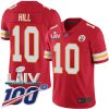 Nike Chiefs #10 Tyreek Hill Red Super Bowl LIV 2020 Team Color Men's Stitched NFL 100th Season Vapor Untouchable Limited Jersey  - Custom Name