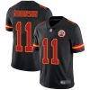 Nike Chiefs #11 Demarcus Robinson Black Men's Stitched NFL Limited Rush Jersey  - Custom Name